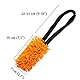 Dingo Hundespielzeug Mop 19 x 7 cm mit Bungee Griff 41 cm Agility Apporte Motivation Spiel mit Hund Training Orange 15673