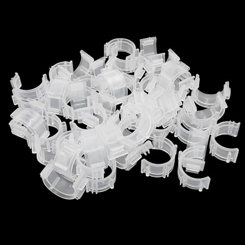 Image of Kyuionty 50 Pcs Sewing Bobbin Clips, Clear Thread Holder
