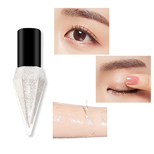 Delineador Líquido Glitter Blanco Diamante miniatura 7