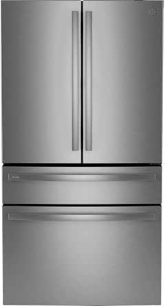GE Profile 28.7 cu. ft. 4-Door French Door Refrigerator in Stainless Steel with Dual-Dispense Autofill Pitcher