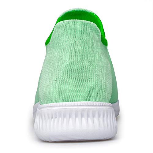 Chaussures à enfiler vibdiv baskets chaussettes légères vertes 37 - 6