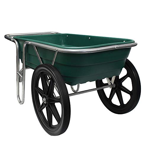 image for Marathon 92001-2PK 20x2.0 Flat Free Ribbed Tread Cart Tire on Plastic 