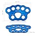 Baglaum 2X 8 Holes Outdoor Rigging Plate 45KN Rock Climbing Mountaineering Anchor Point Connector Gear Rigging Plate, Blue
