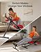MERACH 2 IN 1 Ab Machine & Rowing Machine, Foldable Ab Trainer, Black