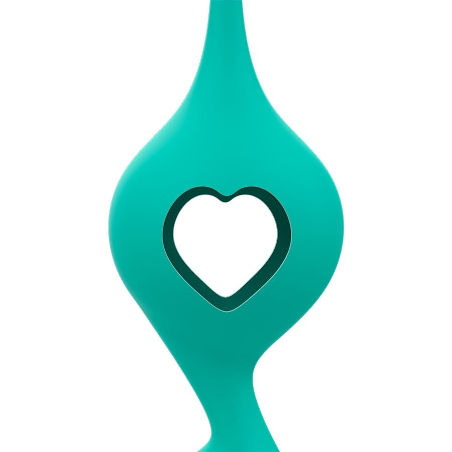 RITHUAL - Suelo Pelvico Mujer Fortalecer - Kit con 4 Bolas Kegel Intercambiables - Silicona Médica - 10 Niveles de Entrenamiento - Reutilizable - Hipoalergénico - Verde
