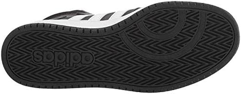 adidas Men's Hoops Mid 2.0 Basketball Shoe, Black/White/Black, 13 | Image 3