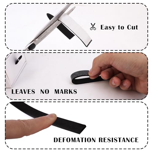 2" Wide x 1/8" Thick Closed Cell Weather Stripping for Door Frame Seal by Generic - Used condition - Image 3