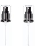 Glodorm 2PCS Replacement Press Cover Air Pump For Maybelline Fit Me Matte + Poreless Liquid Foundation Makeup Base (Black)