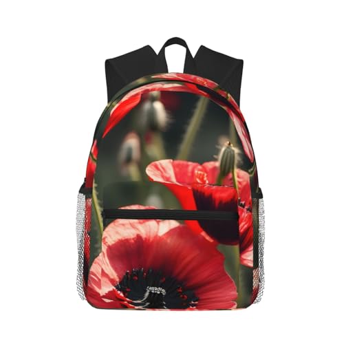 Sac à dos coquelicot pour le camping et le travail en plein air