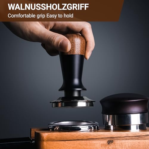 Miniatura 6 de Prensador De Café,Premium Tamper,Prensadores De Café Tamper 51mm,Distribuidor De Café Espresso,304 Almohadillas De Café Con Base De Silicona,Para Café Exprés Prensador