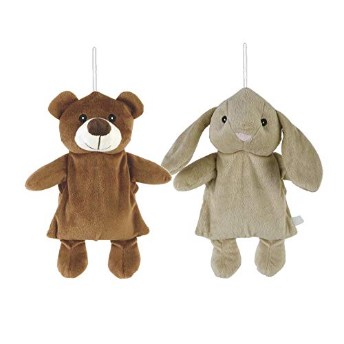 Cuscino termico riscaldabile per bambini - Peluche con imbottitura in microsfere di ceramica - Kamiustore (Orsetto)