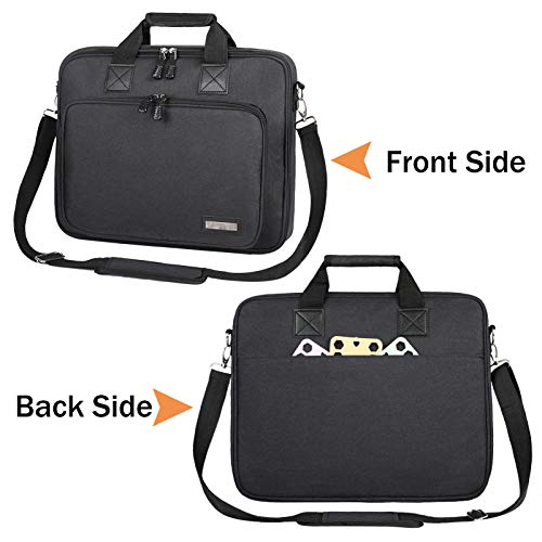 Llywcm Embroidery Project Bag - Multifunctional Embroidery Kits Storage Bag For Embroidery Floss And Crochet Hooks Sewing Accessories (Bag Only) (Black) #TOP2