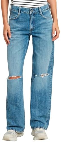 G-STAR Damen Judee Loose Low Waist Jeans, Blau (Faded False Bay Destroyed D22889-E019-H085), 24W / 32L