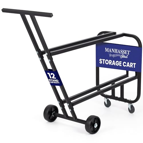 Manhasset 1920 Short Storage Cart for Music Stands