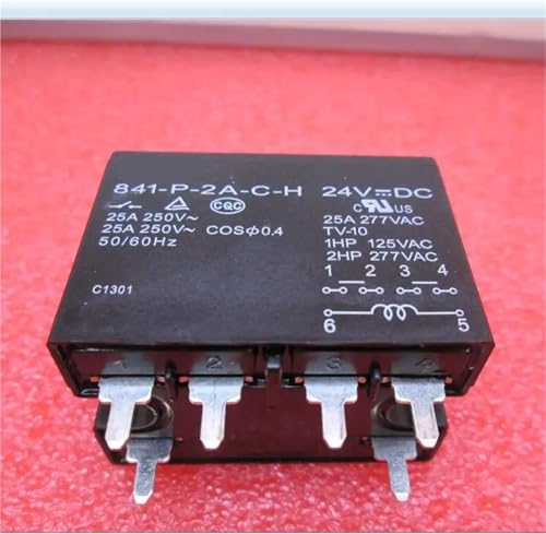 Relais 841-P-2A-CH 24VDC à double contact renforcé pour une isolation électrique maximale de 277V