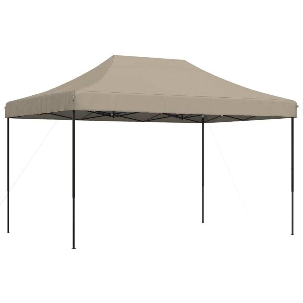 vidaXL Tienda de Fiesta Plegable Pop-Up Taupe 440x292x315 cm