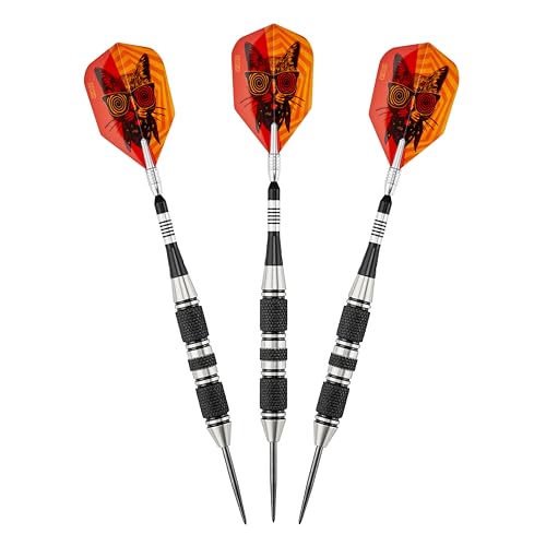 Viper by GLD Products The Freak Steel Tip Darts, Grooved Barrel, 22 Grams, Multicolor (22-1703-22)
