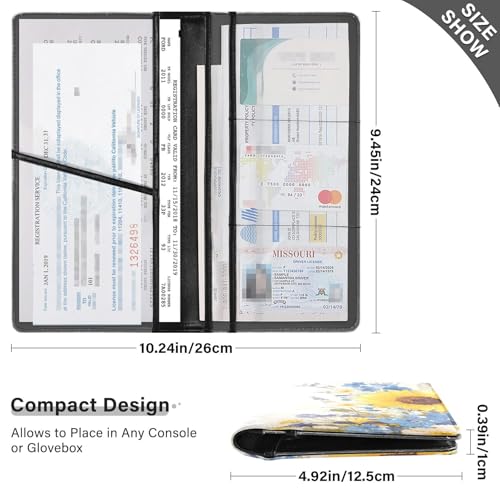 Organizador de Documentos Carro Piel PU miniatura 3