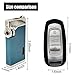 JOBON Pocket Blow Torch Lighter, Small Portable Butane Premium Pretty Professional Quality Multipurpose Refillable Reusable Flint Lighter for Candle (Gas Not Included) (Green)