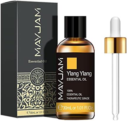 MAYJAM 100% Pure Jasmine Essential Oils 30ml, Therapeutic-Grade Aromatherapy Essential Oil, Fragrance Oils for Diffuser, Humidifier, Relax, Sleep, Perfect Gifts