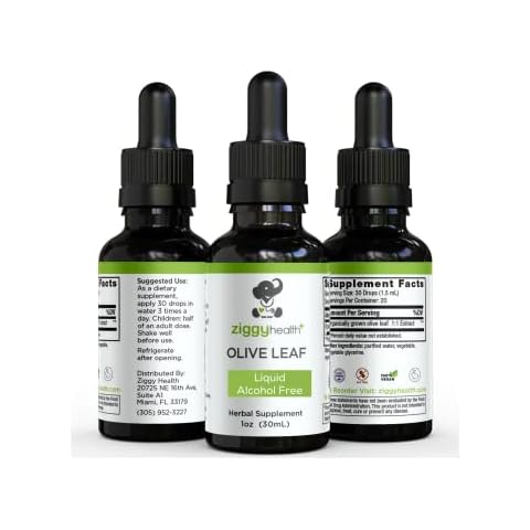 Olive Leaf Extract Tincture by Ziggy Health Cover