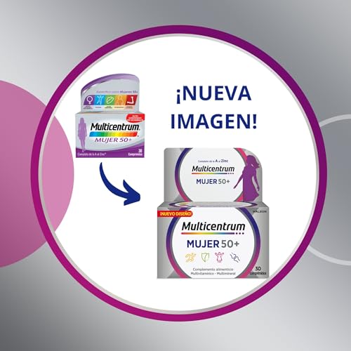 Multicentrum Mujer 50+ multivitamínico para un estilo de vida activo en la postmenopausia 2