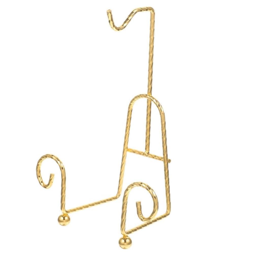 CTRLZS Gold Mug Holder Tea Set Display Stand Gold Metal Cup Saucer Display Stand 1 Piece