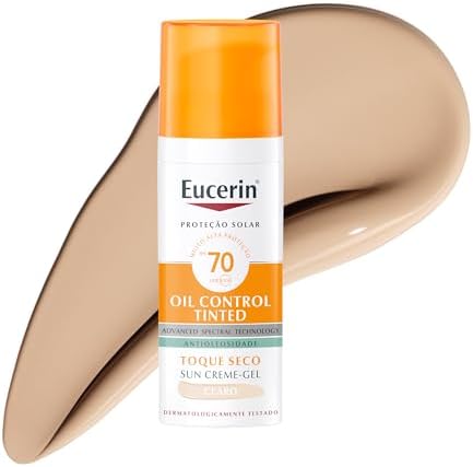 EUCERIN Protetor Solar Facial Oil Control Cor Clara FPS 70 50ml, ...