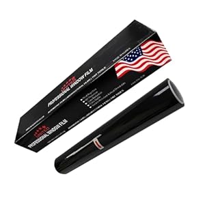 United Window Tint 20in 100’Ft Nano Carbon Film 2Ply Charcoal 15% VLT – Clear PET Privacy Window Tint for Car, Home, Blocks UV/IR Rays, Reduce Heat – Glare- Adhesive Film – Lifetime Color Stability