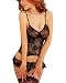 Sexyhut Women 3pcs Sexy Lingerie Lace Garter Belt Underwear Sleepwear with Stockings
