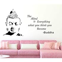Wallstick ” Motivational Buddha Quotes ” wallstickers (Vinyl 115 cm x 60 cm)