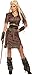 Forum Women's Viking Shield Maiden Costume, Brown, Standard
