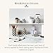 MACKENZIE-CHILDS Enamel Utensil Holder, Kitchen Utensil Holder for Countertop, Storage Caddy, Black-and-White Courtly Check