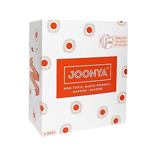 Joonya Baby Diapers - Size 4 Toddler (22-33 lbs) - 3 Bags of 50 (150 Count) - NonToxic, Eco-Friendly Diapers - Cotton Enhanced, Ultra Slim - Overnight Diaper - Bulk Disposable Eco Diapers
