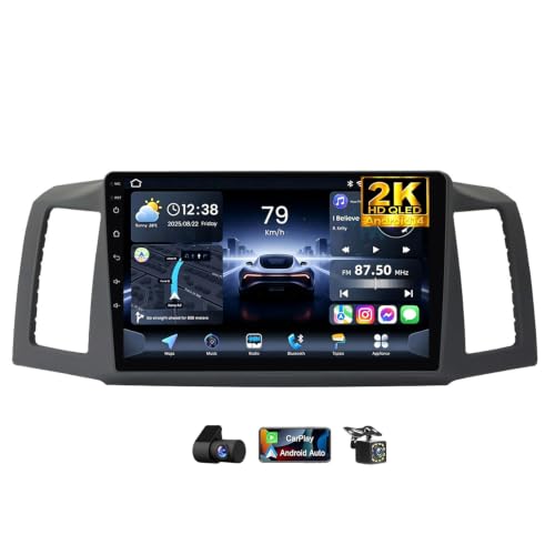 Radio coche DAB premium de 9 pulgadas con Android 14 y DSP para Jeep Grand Cherokee