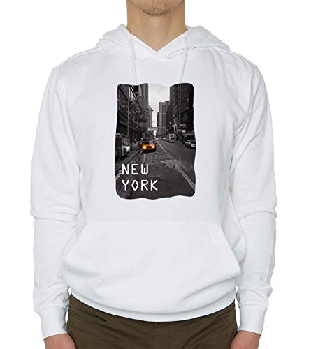 Pull à capuche New York en coton pour un look streetwear branché lors de vos sorties