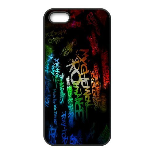 iStyle Zone Snap-on TPU Rubber Coated Case Compatible with iPhone 5 / 5S Cover [MCR My Chemical Romance]