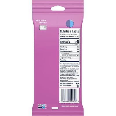 ORBIT Bubblemint Chewing Gum Sugar Free, 6 Packs of 14-Pieces (42 Total Pieces)