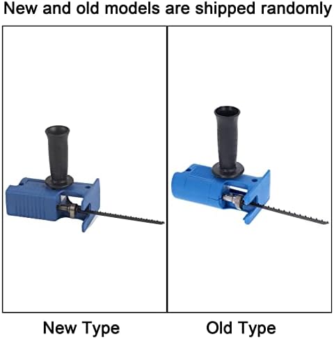 Reciprocating Saw Attachment for Drill Converts to Handheld Saw for Wood Metal Cutting with 3 Blades image 5