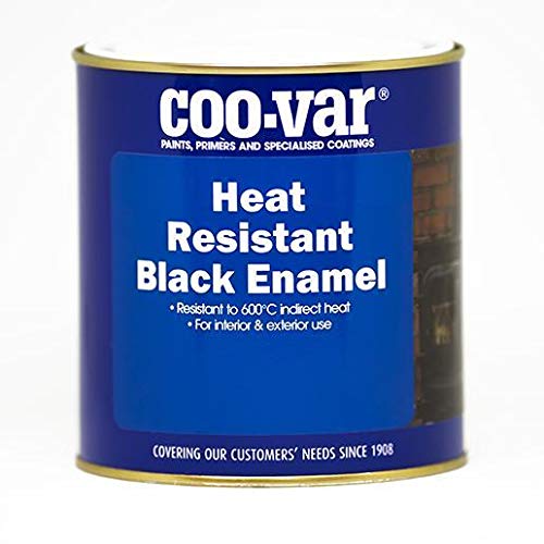 Coovar Black Coo-Var - Coo-Var - Coo-Var - Coo-Var Heat Resistant Enamel - 5Ltr