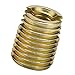 20Pcs 302 Carbon Steel Self Tapping Thread Insert Accessories(Inner M2*0.4 Outer M4.5 * 0.5) Threaded Inserts for Automotive and Rail Vehicle Industries (Inner M2*0.4, Outer