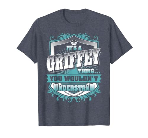 It's A Griffey Thing You Wouldn't Understand Family Name T-Shirt, Men, Heather Blue, 5X-Large