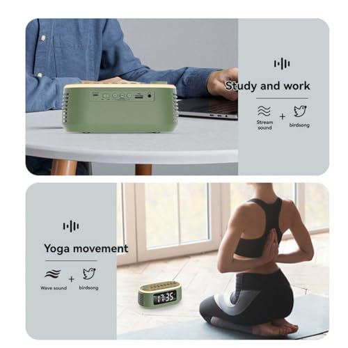 Enceinte Bluetooth portable pour endormir bébé facilement avec veilleuse intégrée