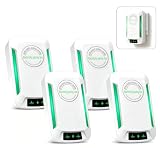 Stopwatt Household Current Regulator Device, Intelligent Circuit Protection Adapter, 90V-250V US Plug Wall Adapter for Home and Office Use(4 Pack)