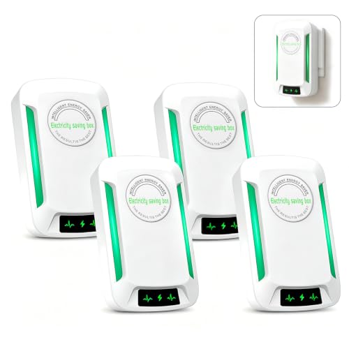 Stopwatt Household Current Regulator Device, Intelligent Circuit Protection Adapter, 90V-250V US Plug Wall Adapter for Home and Office Use(4 Pack)