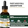 Verdeherb Eyebright Herb Eye Health Drops, Bilberry & Lutein Liquid Extract Herbal Supplement for Eye Strain Relief & Sight Care Support. Euphrasia Officinalis, Arándanos, Luteína para Los Ojos. 2oz