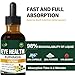 Verdeherb Eyebright Herb Eye Health Drops, Bilberry & Lutein Liquid Extract Herbal Supplement for Eye Strain Relief & Sight Care Support. Euphrasia Officinalis, Arándanos, Luteína para Los Ojos. 2oz