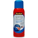 Wholesale CASE of 10-3M Scotch Spray Mount Clear Adhesive-Repositionable Adhesive Spray, 10.25 oz.