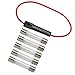 Luomorgo Inline Fuse Holder with 6 Pcs 6x30mm 1A Fuses - Screw Type Wired Mounting for Tube Fuse, Electrical Projects
