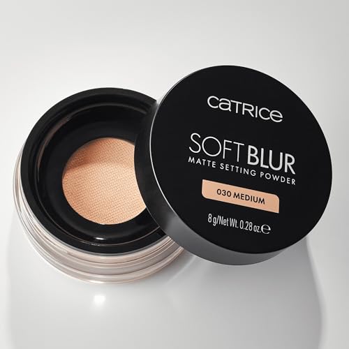 Catrice Soft Blur Matte Setting Powder 030 Medium, polvo matificante y ligero de larga duración, para fijar el maquillaje, efecto soft-blur, 8g - imagen 2